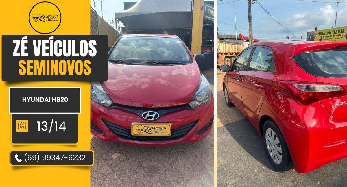 Hyundai HB20 Comfort 2014 excelente preço na Zé Veículos