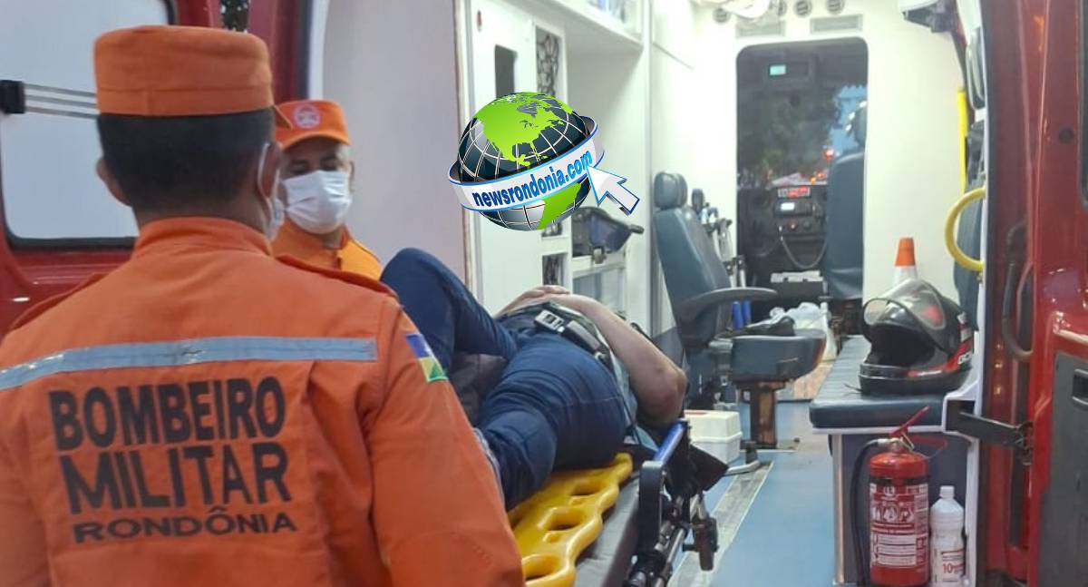 Idosa fica ferida em acidente com ônibus do transporte coletivo municipal