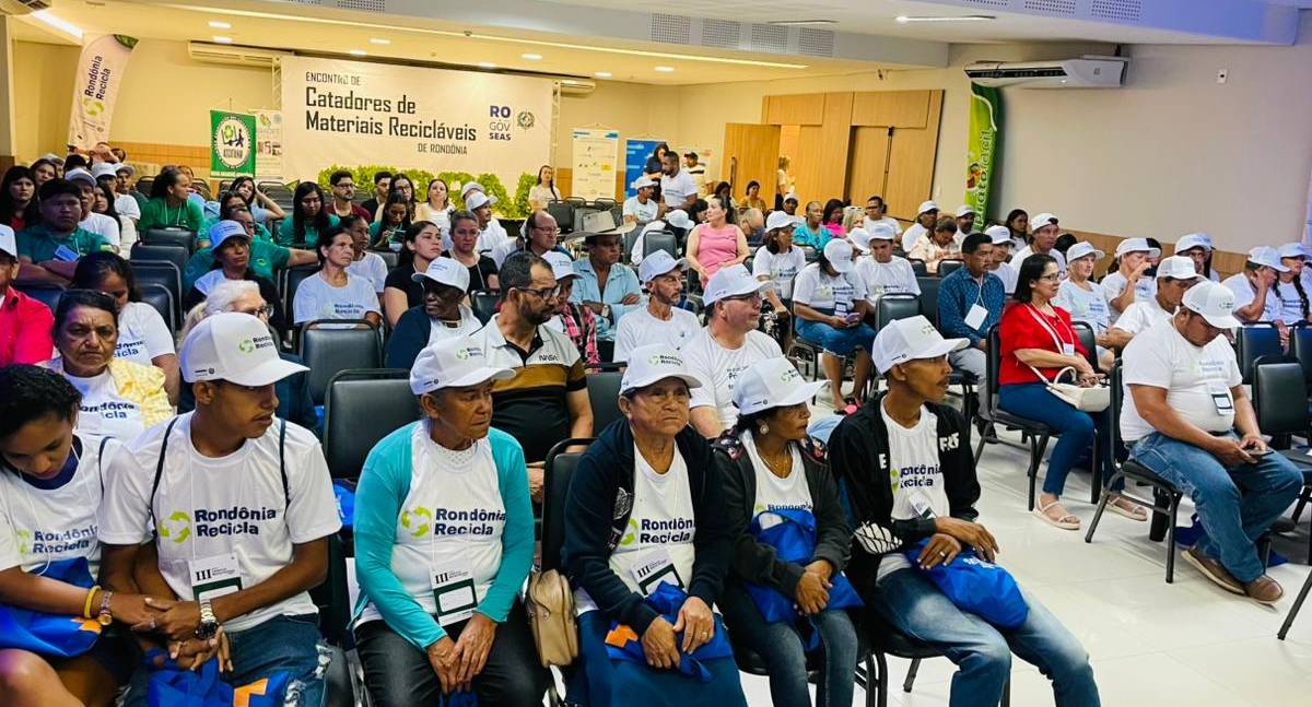 Inclusão produtiva em Rondônia ganha força com novo encontro estadual de catadores de materiais recicláveis
