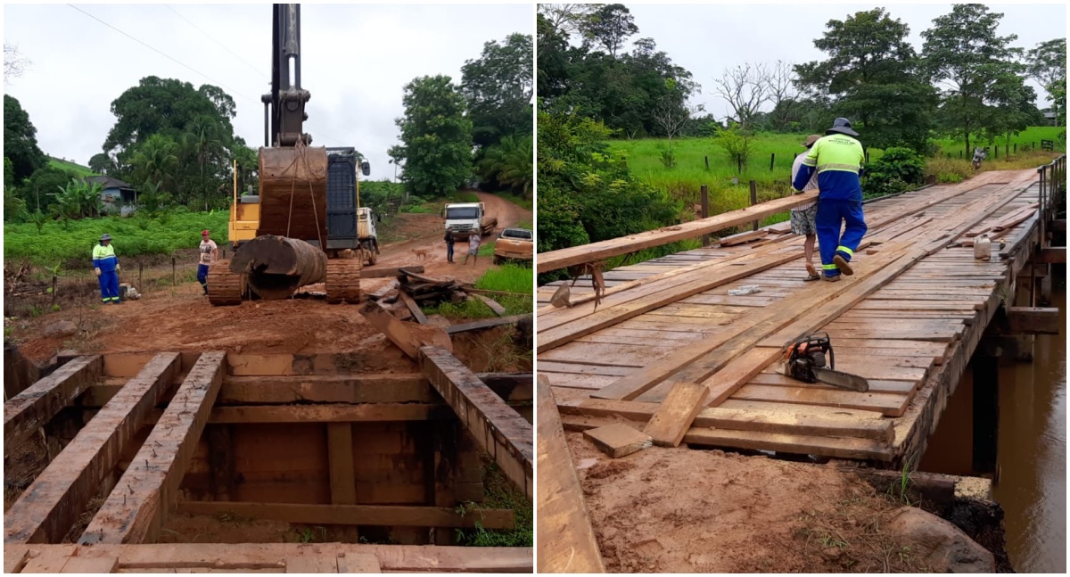 Inverno Amazônico: Prefeitura de Jaru reforça manutenção em linhas rurais