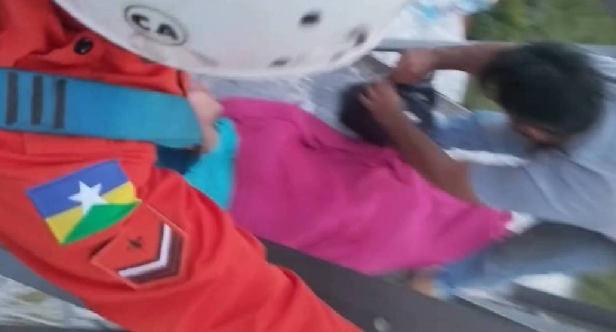 Jovem desaparecida é resgatada em torre de comunicação em Cacoal