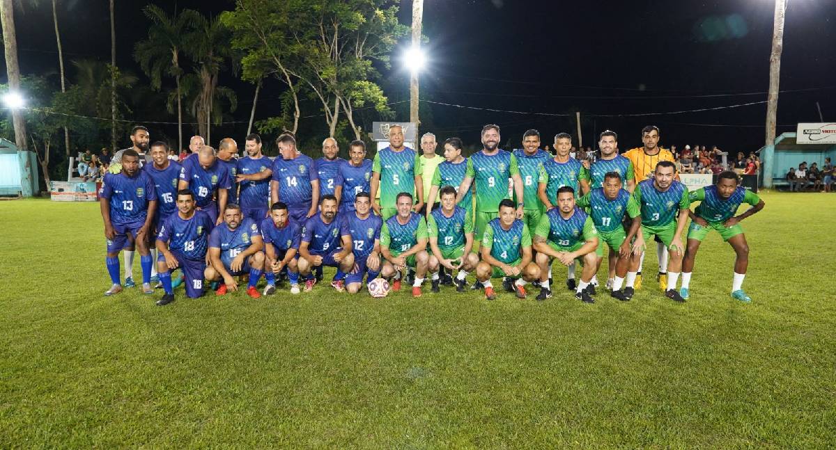 Lendas do futebol levam emoção a distritos de Porto Velho