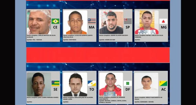 Ministério da Justiça lança site com lista de foragidos mais procurados