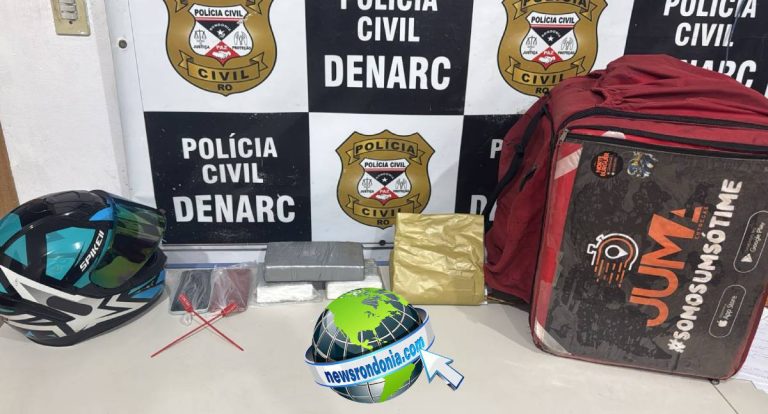 Motoboy é preso com 3 kg de cocaína na zona Sul