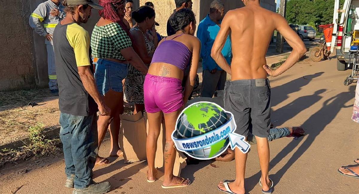 Motociclista fica gravemente ferido após acidente na zona leste