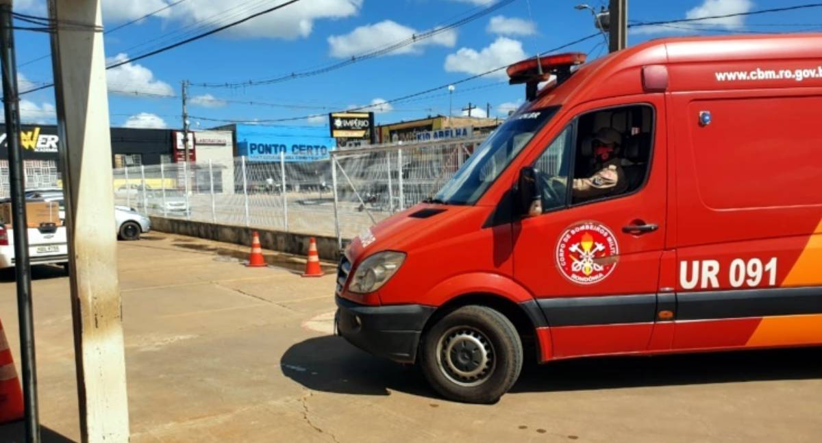 Motociclista inabilitado sofre queda na Linha 627 em RO