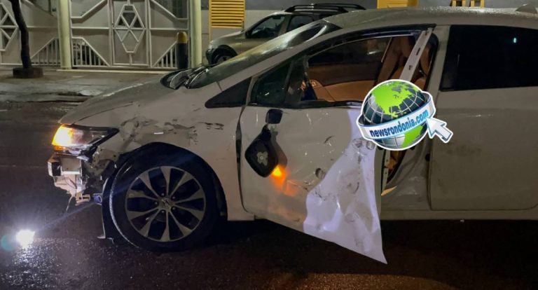 Motociclista quebra braço e perna em grave acidente na Rio de Janeiro