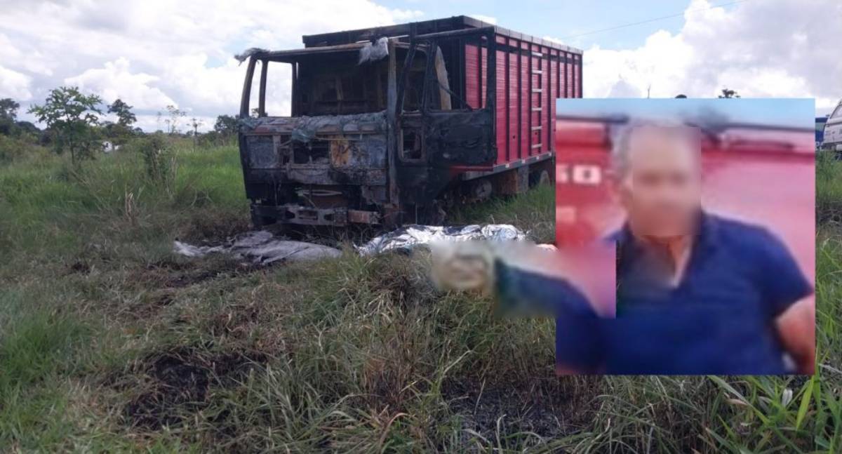 Motorista morre após choque elétrico em caminhão boiadeiro