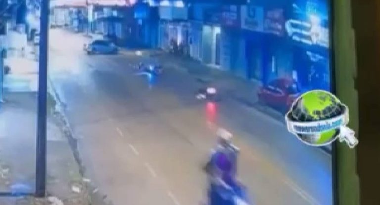 Motorista provoca acidente e fere dois motociclistas