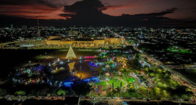 Natal Iluminado transforma o Parque da Cidade em palco cultural em Porto Velho