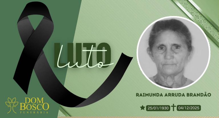 Nota de pesar: Raimunda Arruda Brandão