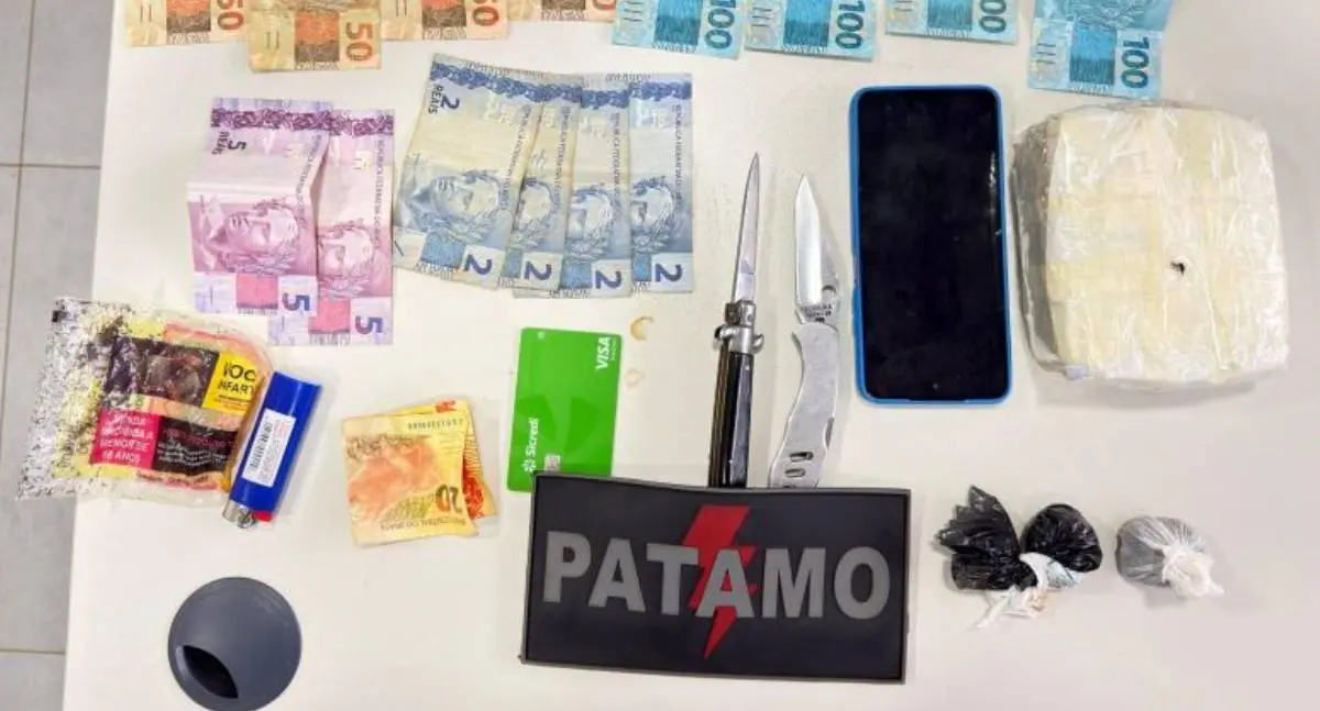 Operação integrada desarticula ponto de venda de drogas