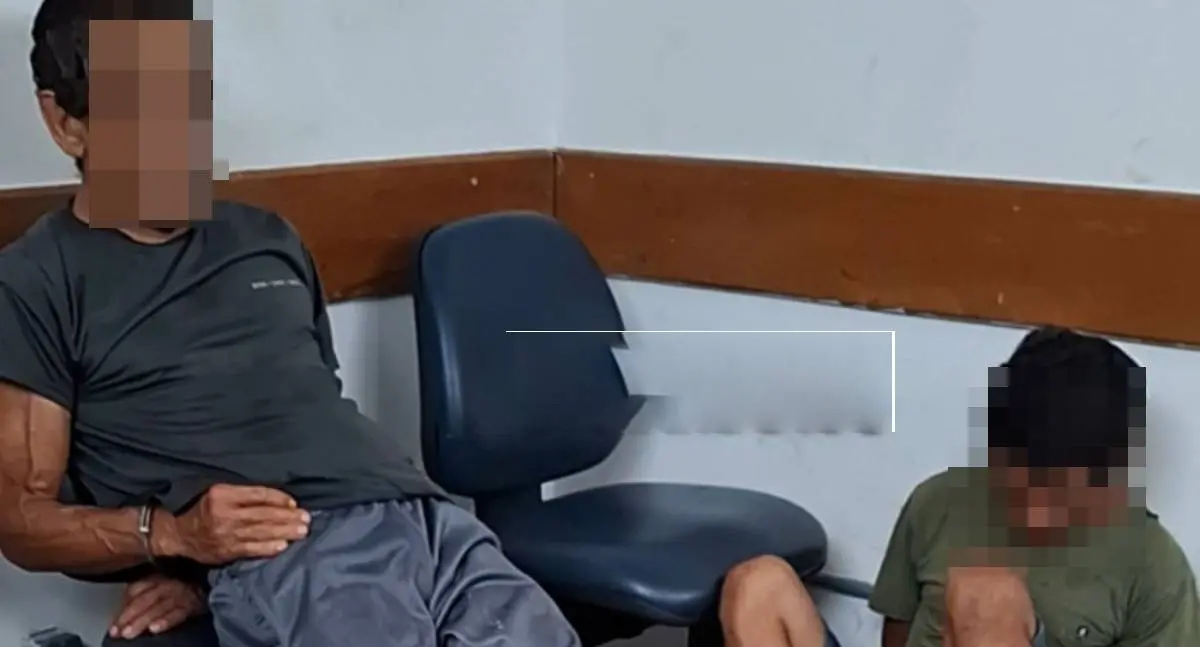 Pai e filho são presos após resistência e tentativa de agressão contra policial em Nova Colina