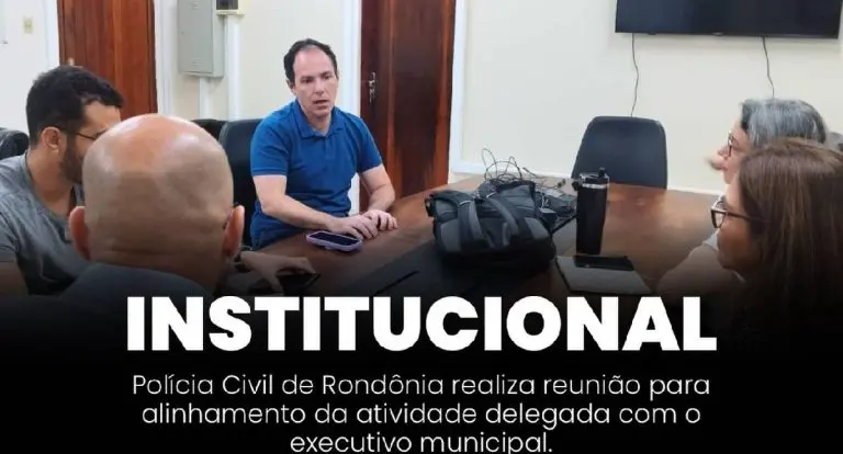 PC-RO alinha Atividade Delegada com prefeitura da capital