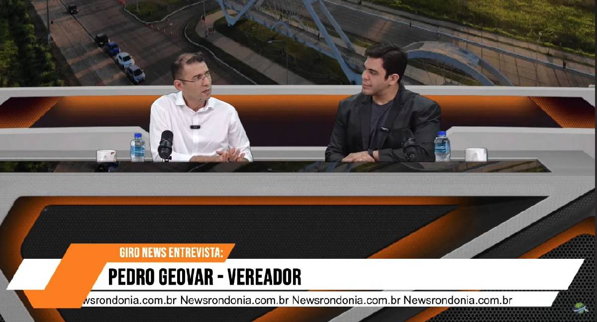 Pedro Geovar reforça papel da comunidade e cobra avanços em infraestrutura de Porto Velho durante entrevista