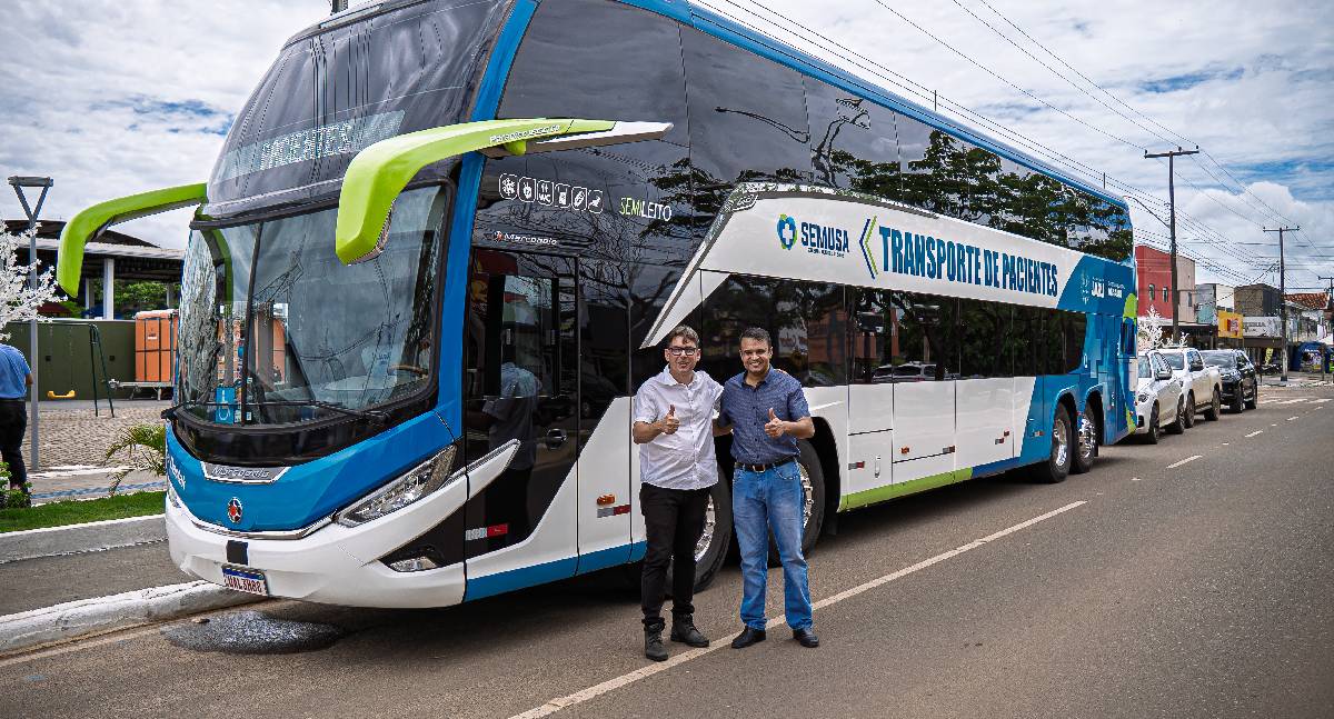 Prefeitura de Jaru recebe novo ônibus para transporte de pacientes que fazem tratamento em Porto Velho