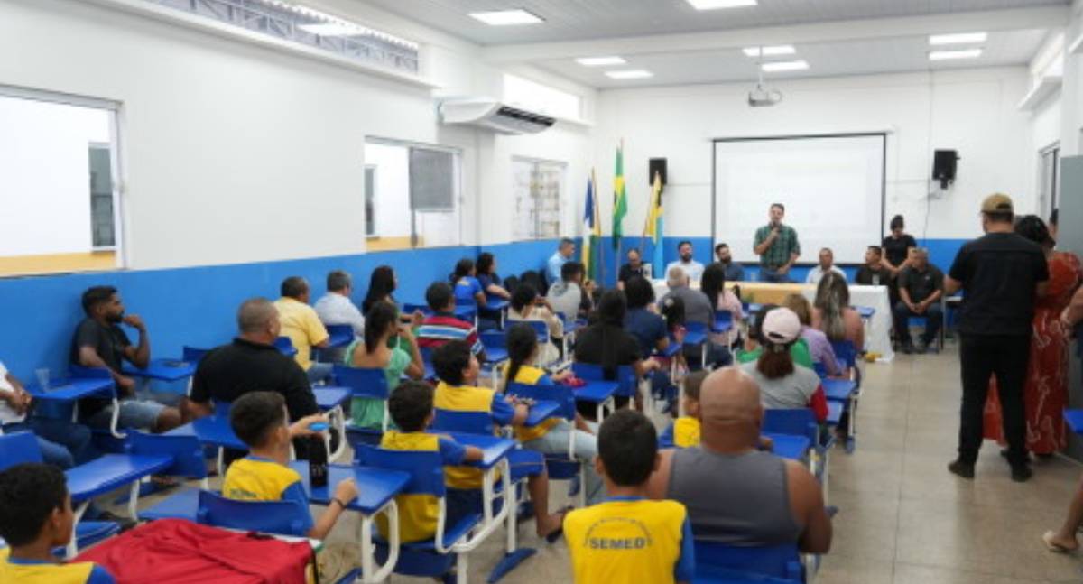 Prefeitura instala sistema de climatização em escola de Jaci-Paraná