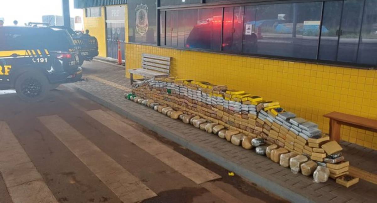 PRF em Rondônia apreende mais de 500 quilos de entorpecentes em caminhão