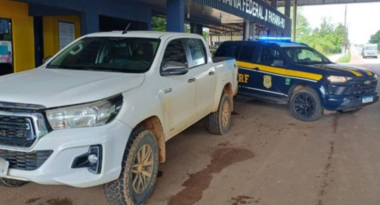 PRF em Rondônia prende casal com caminhonete roubada e adulterada