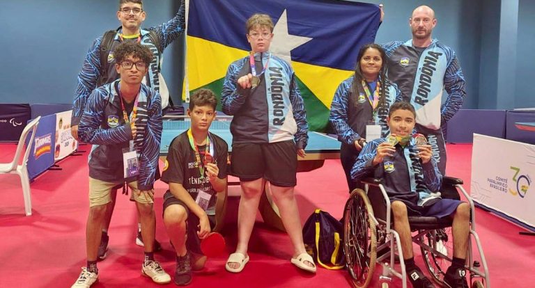 Rondônia conquista três ouros no tênis de mesa nas Paralimpíadas Escolares 2025