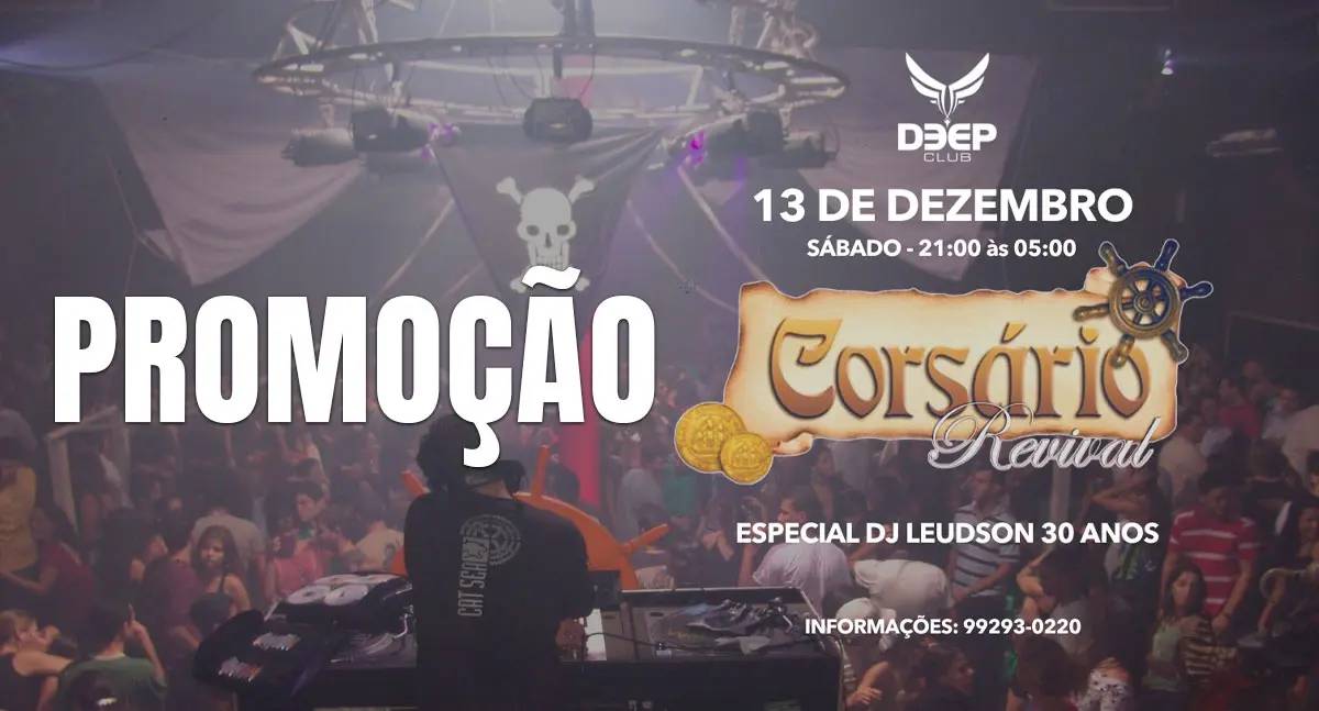 Sorteio Revela os Ganhadores dos Ingressos para a Festa Corsário Revival