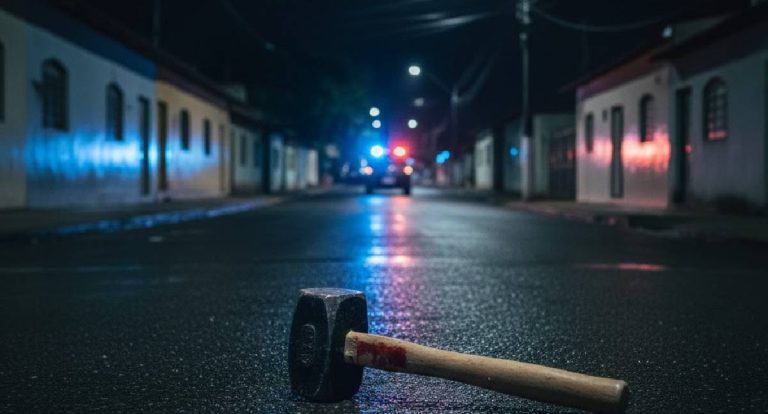 Suspeito conhecido como Loirinho agride homem a marretadas