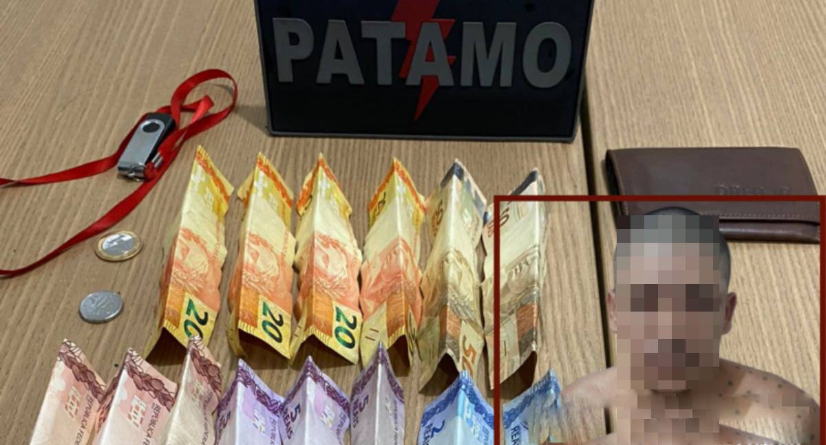 Suspeito de tráfico é preso pelo PATAMO em Rolim de Moura