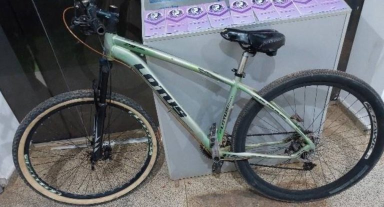 Suspeito é detido e bicicleta furtada é recuperada no Setor 7