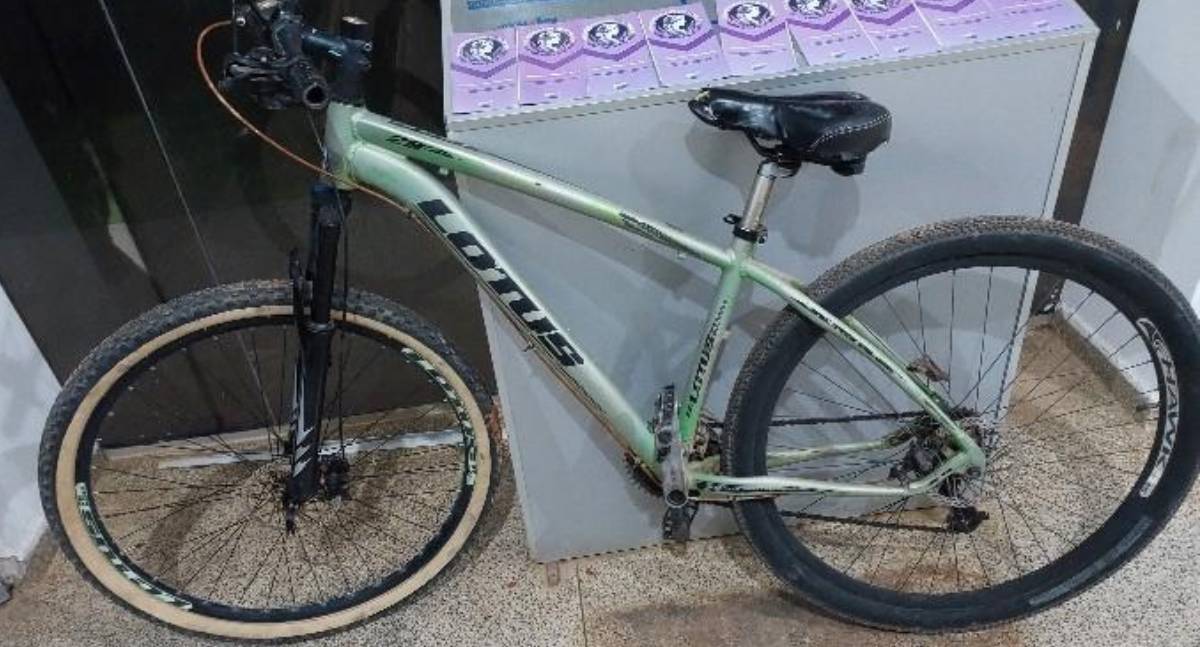 Suspeito é detido e bicicleta furtada é recuperada no Setor 7
