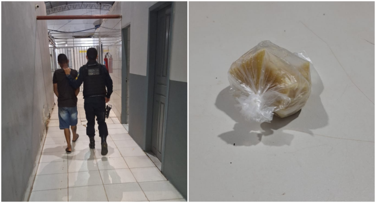 Suspeito preso com drogas após fuga no bairro Escola de Polícia 