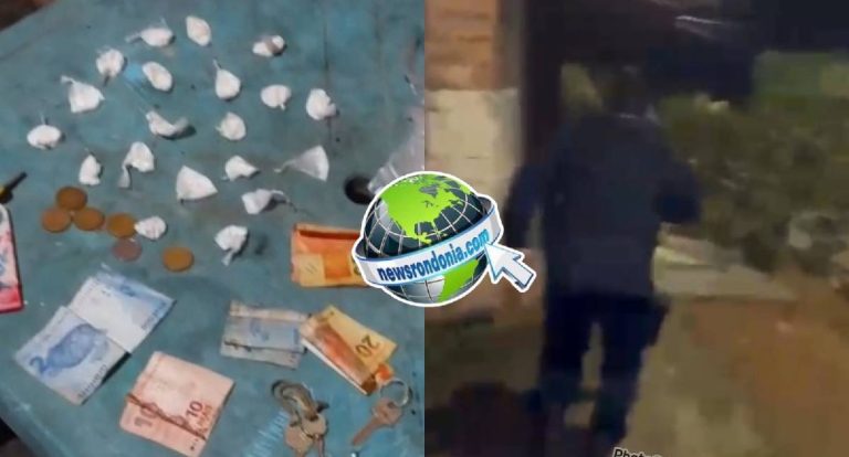 Traficante foge pelo esgoto e equipe do sargento Machado apreende drogas em boca de fumo