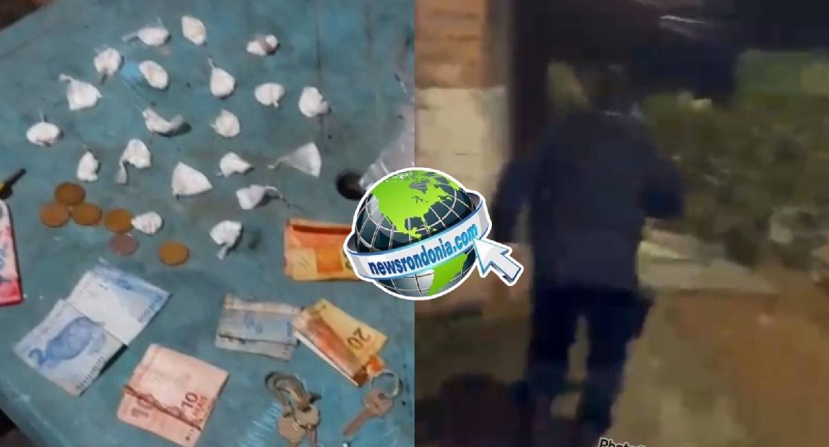 Traficante foge pelo esgoto e equipe do sargento Machado apreende drogas em boca de fumo