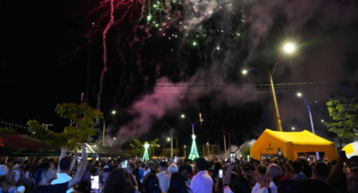 União Bandeirantes ganha decoração natalina em aniversário de 26 anos