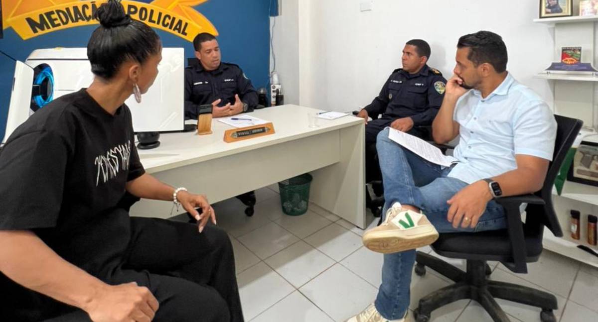 Vereador Dr. Gilber debate reforço da segurança em festividades de fim de ano