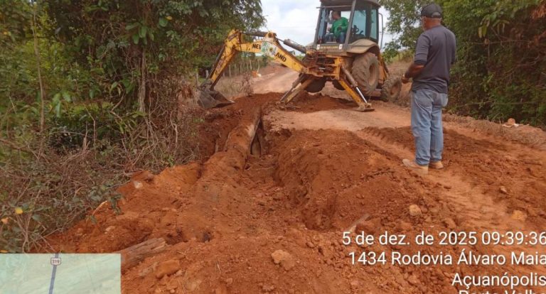 Vereador Dr. Gilber garante recuperação da Linha C-10 para agricultura familiar