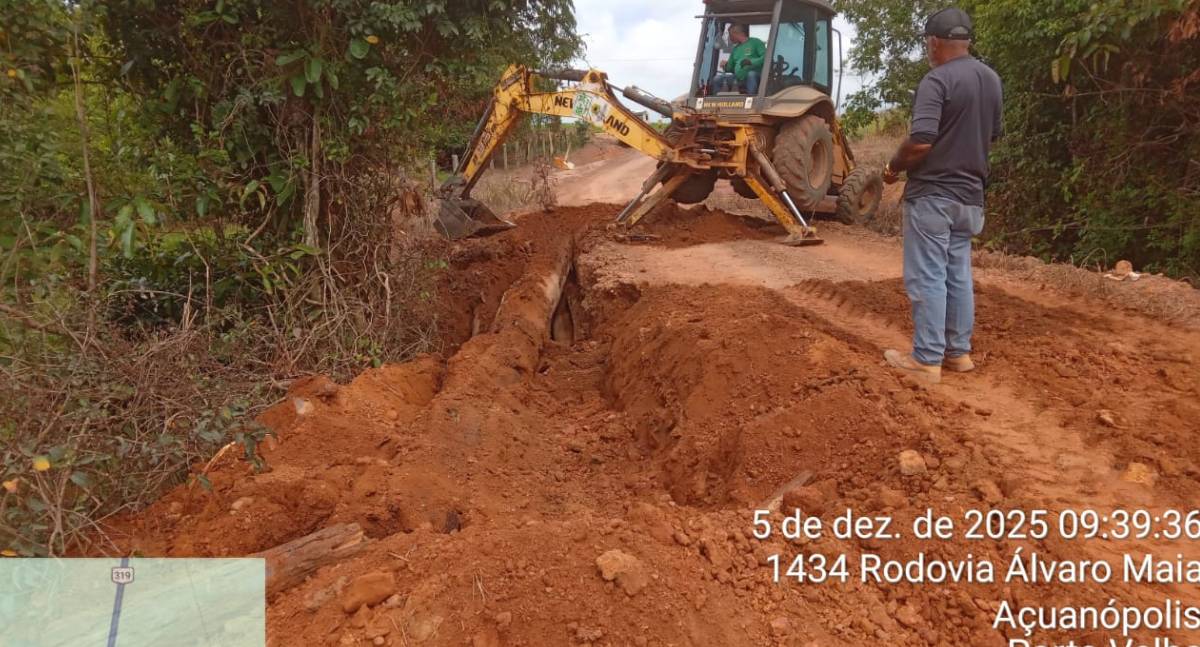 Vereador Dr. Gilber garante recuperação da Linha C-10 para agricultura familiar