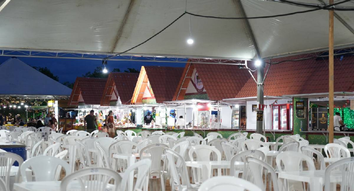 Vila Natalina encanta famílias e impulsiona empreendedores no Natal Porto Velho Luz