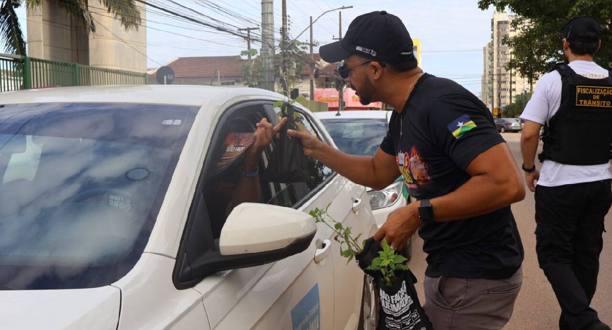 Ação de conscientização ambiental marca início da campanha contra queimadas em Porto Velho