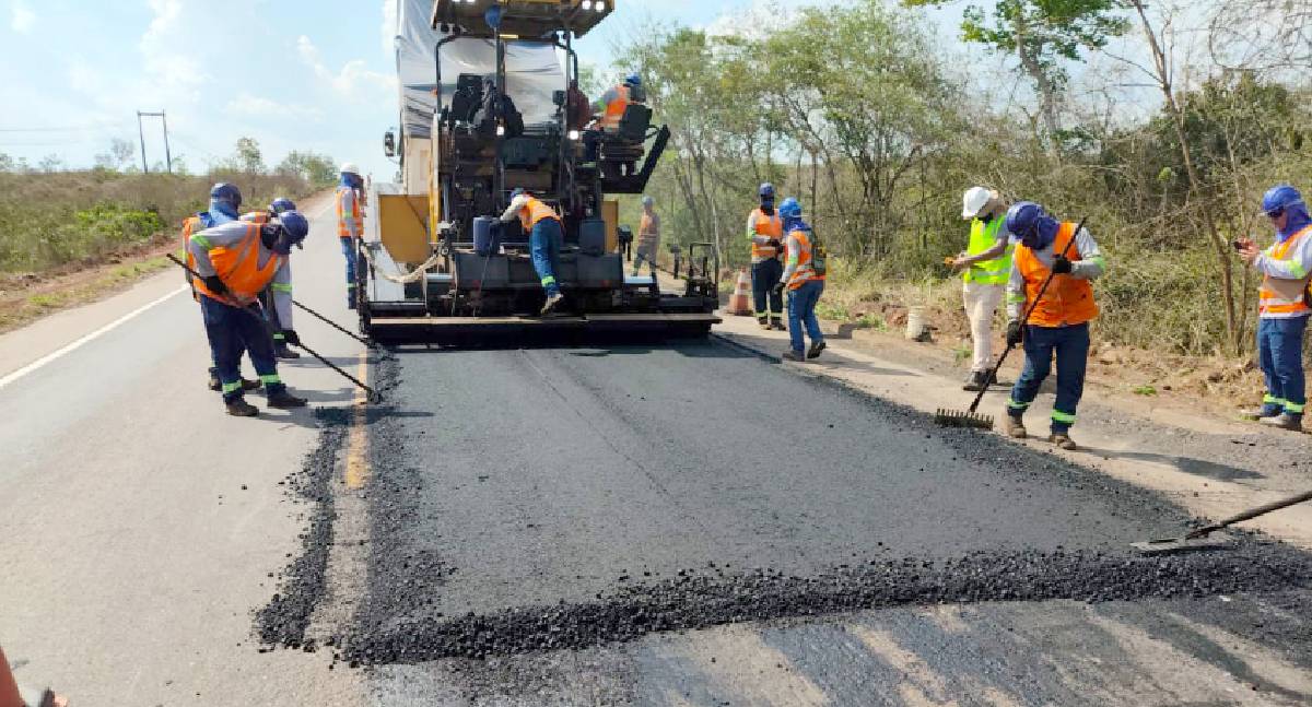 BR-364: Nova 364 intensifica obras de pavimento na rodovia