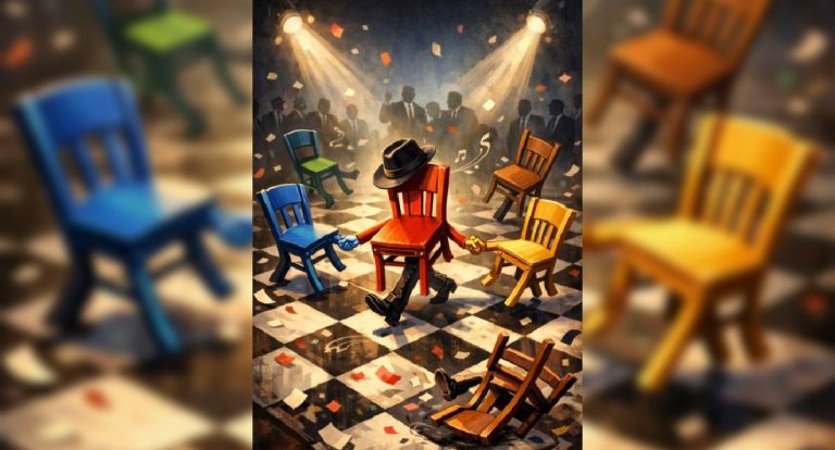 Coluna Espaço Aberto – “Dança das cadeiras, blefes e caciques: a guerra silenciosa pelo controle dos partidos”