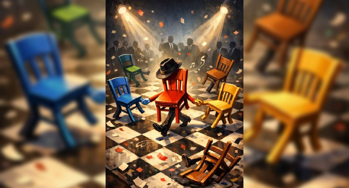 Coluna Espaço Aberto – “Dança das cadeiras, blefes e caciques: a guerra silenciosa pelo controle dos partidos”