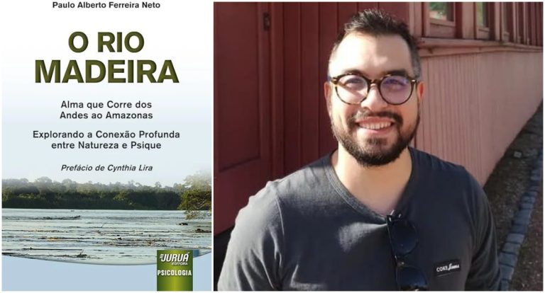 Livro explora alma simbólica do Rio Madeira e conexão com a psique humana