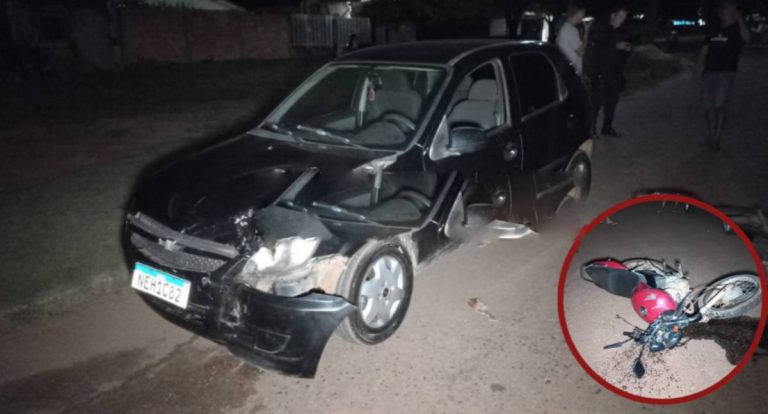 Quarta colisão do dia é registrada em Rolim de Moura na Avenida Vitória