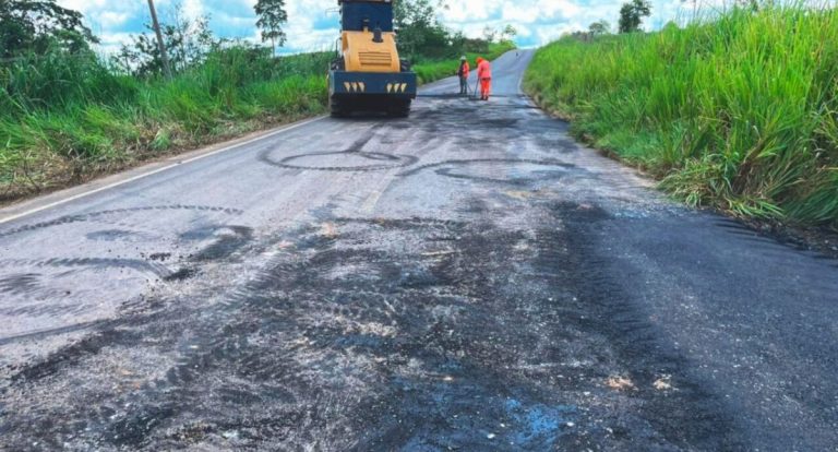 RO-463 passa por recuperação asfáltica em 35 km para reforçar segurança e tráfego