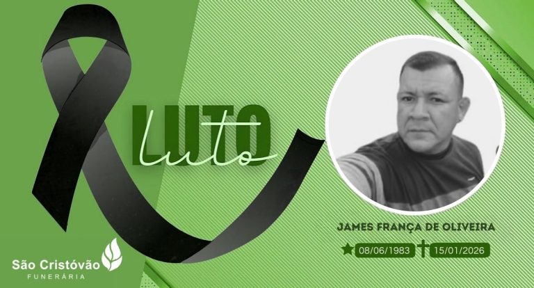 Nota de pesar: James França de Oliveira