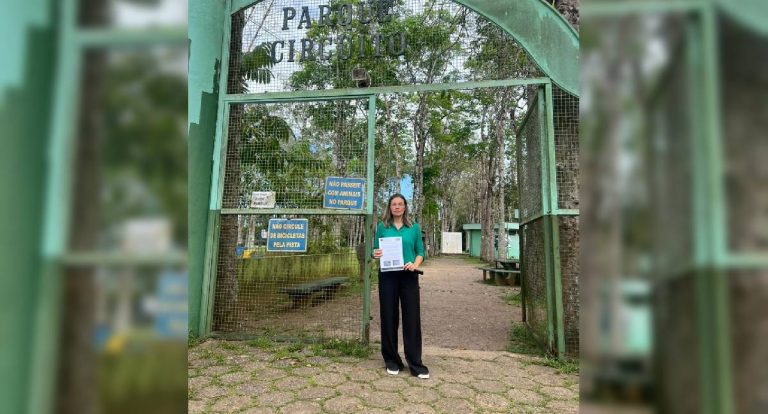 Sofia Andrade comemora avanço na revitalização do Parque Circuito em Porto Velho