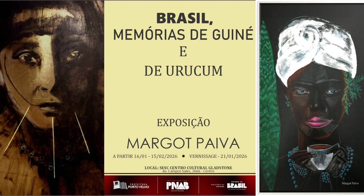 Vernissage: Exposição celebra ancestralidade afro-brasileira e dos povos originários em Porto Velho