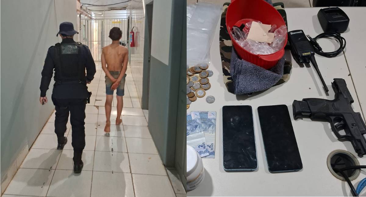 Adolescente é apreendido com pistola após tentativa de homicídio em RO