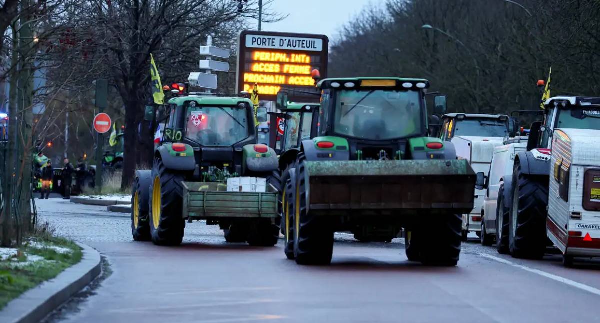 Agricultores franceses protestam contra acordo Mercosul e UE