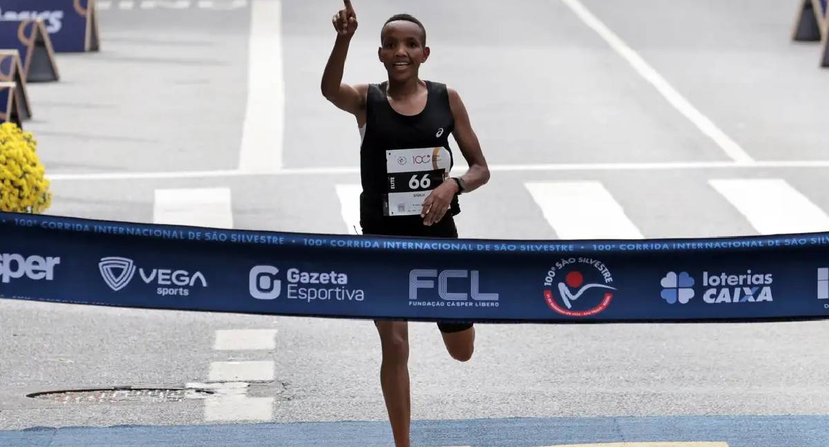 Atleta da Tanzânia vence São Silvestre feminina.